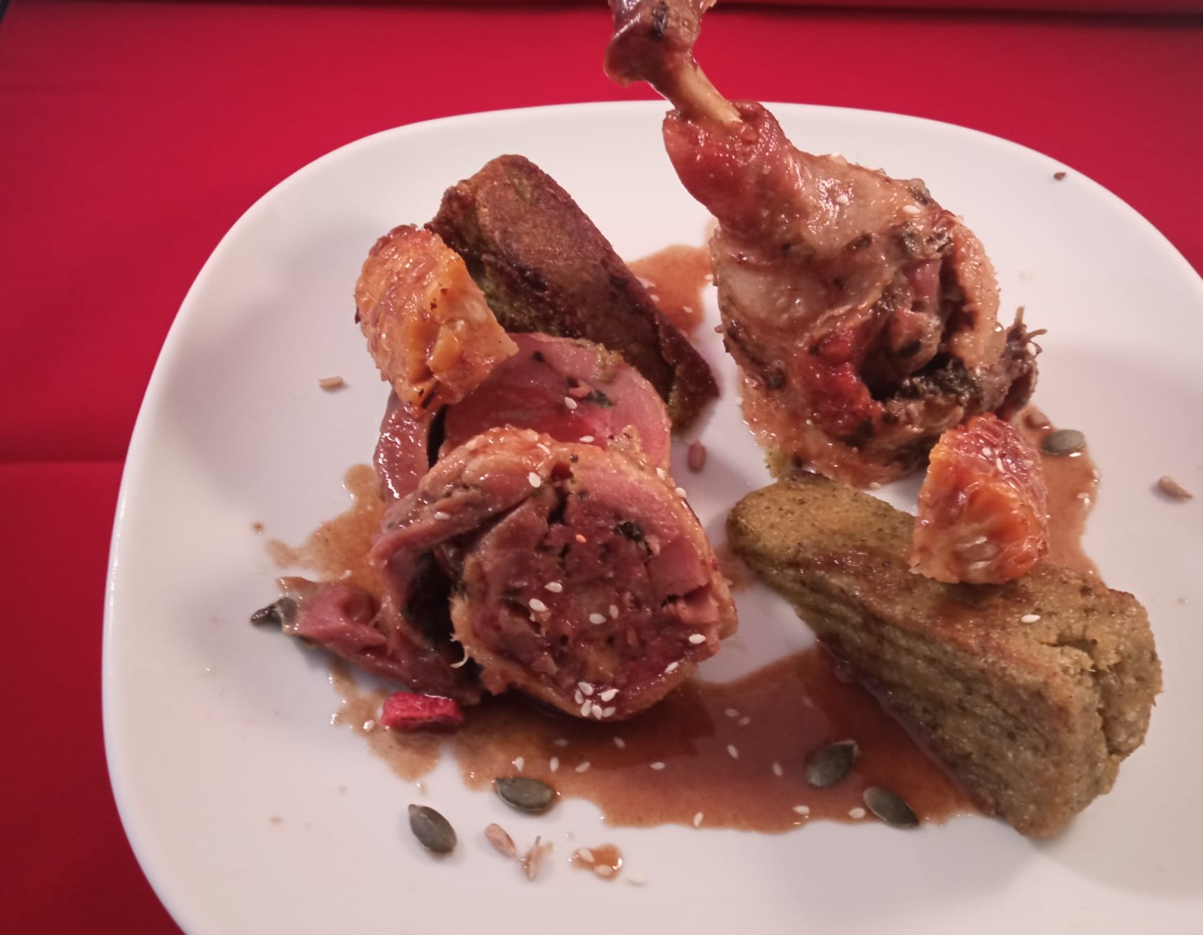 Confit de canard sauce Odika