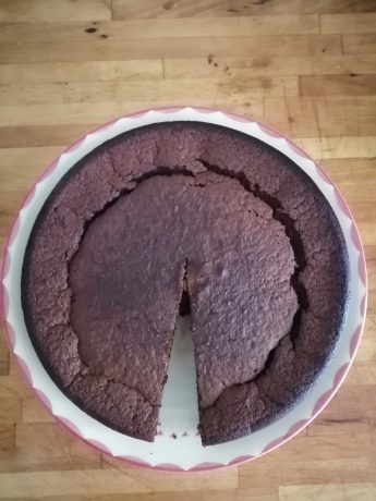 Gâteau au chocolat au concombre