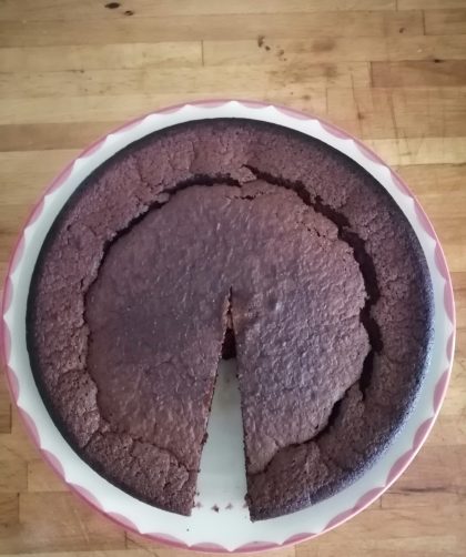 Gâteau au chocolat au concombre